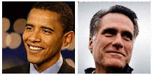 Barack Obama and Mitt Romney